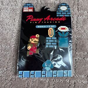 Pinny Arcade Nintendo Super Mario Bros. Pin Set World 1-2 Underworld 2017 NIP